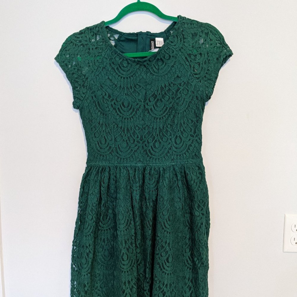 Green Lace Dress